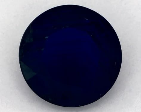 3.43 Carat Round Sapphire Gemstone